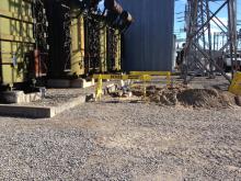 Timmins Heavy Equipment Operating for removal of Transformer